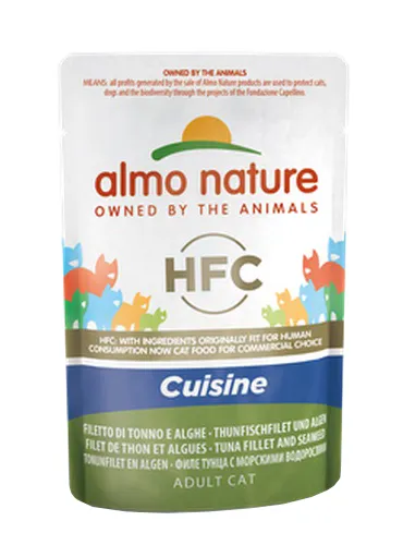 Almo Cat Cuisine 55 Gr Filetto Di Tonno E Alghe