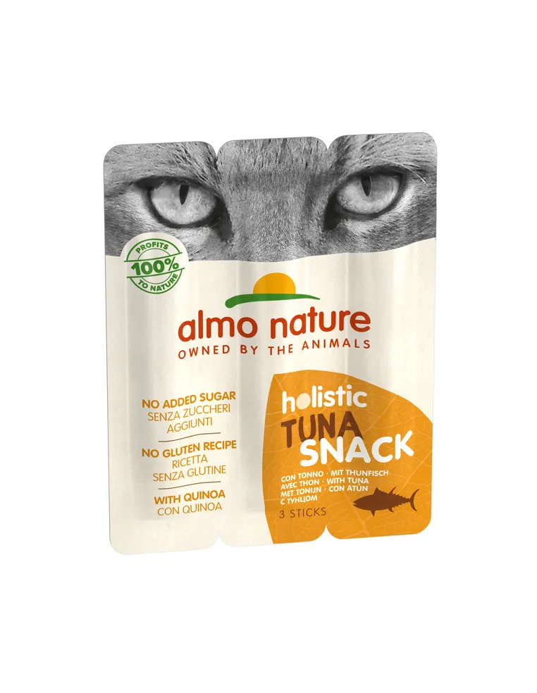 Almo Cat Holistic Snack Tonno 3x5 Gr