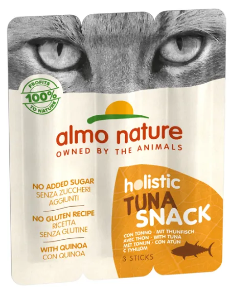 Almo Cat Holistic Snack Tonno 3x5 Gr