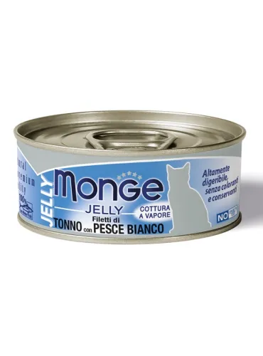 Monge Cat Tonno e Pesce Bianco 80 Gr