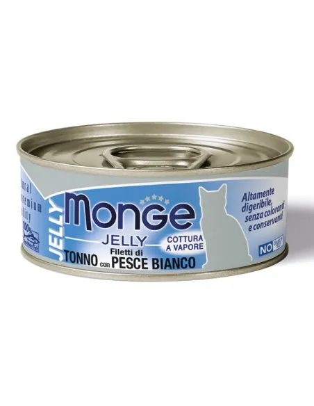 Monge Cat Tonno e Pesce Bianco 80 Gr