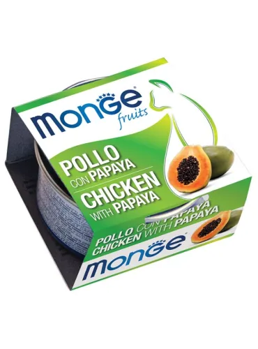 Monge Fruit Pollo Papaya 80 gr