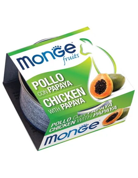 Monge Fruit Pollo Papaya 80 gr