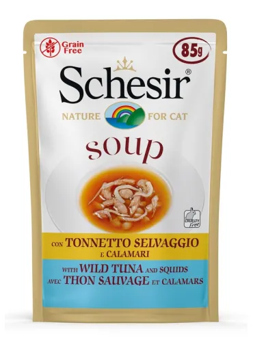 Schesir Cat Soup Ton Calam 85g