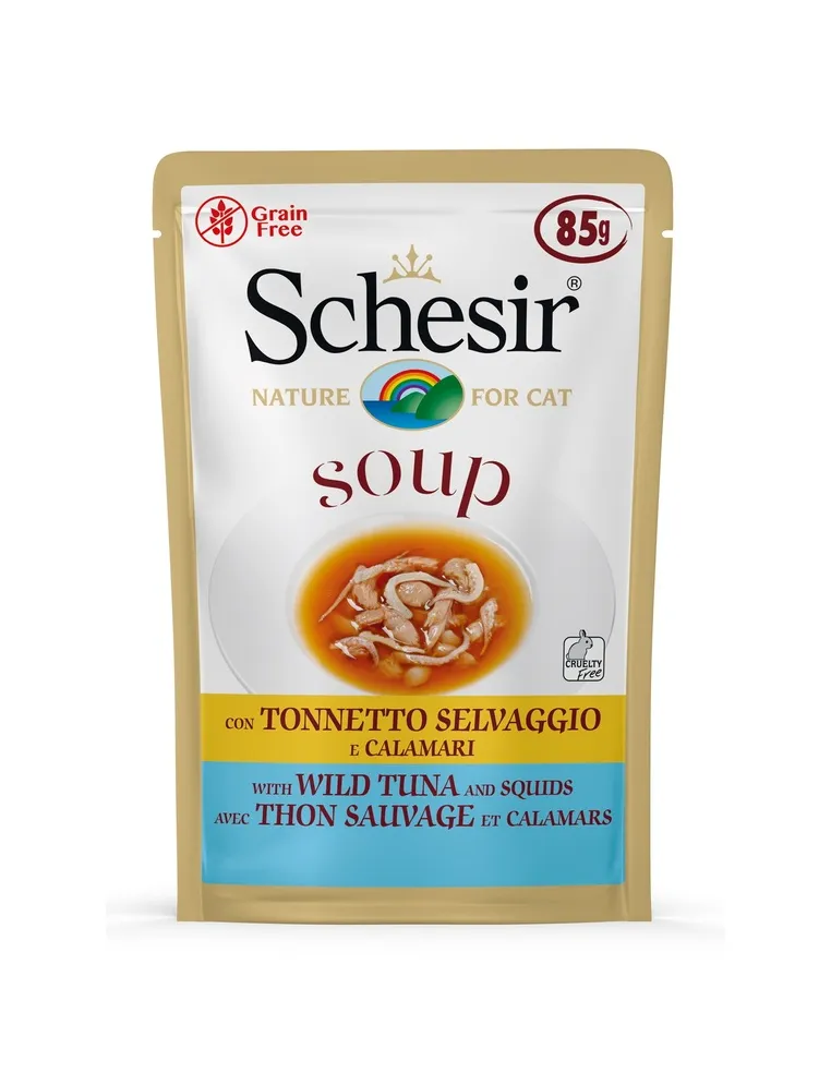 Schesir Cat Soup Ton Calam 85g