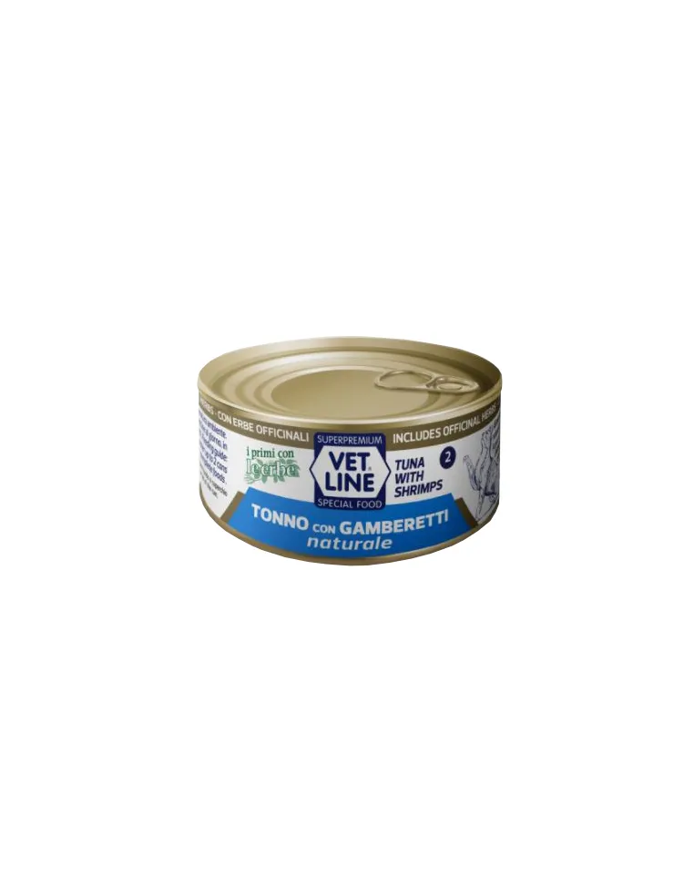 Vet Line Gatto Tonno E Gamberetti Naturale 70 Gr