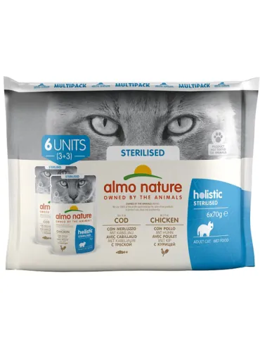 Almo Cat Multi 6 X 70 Gr Sterilised
