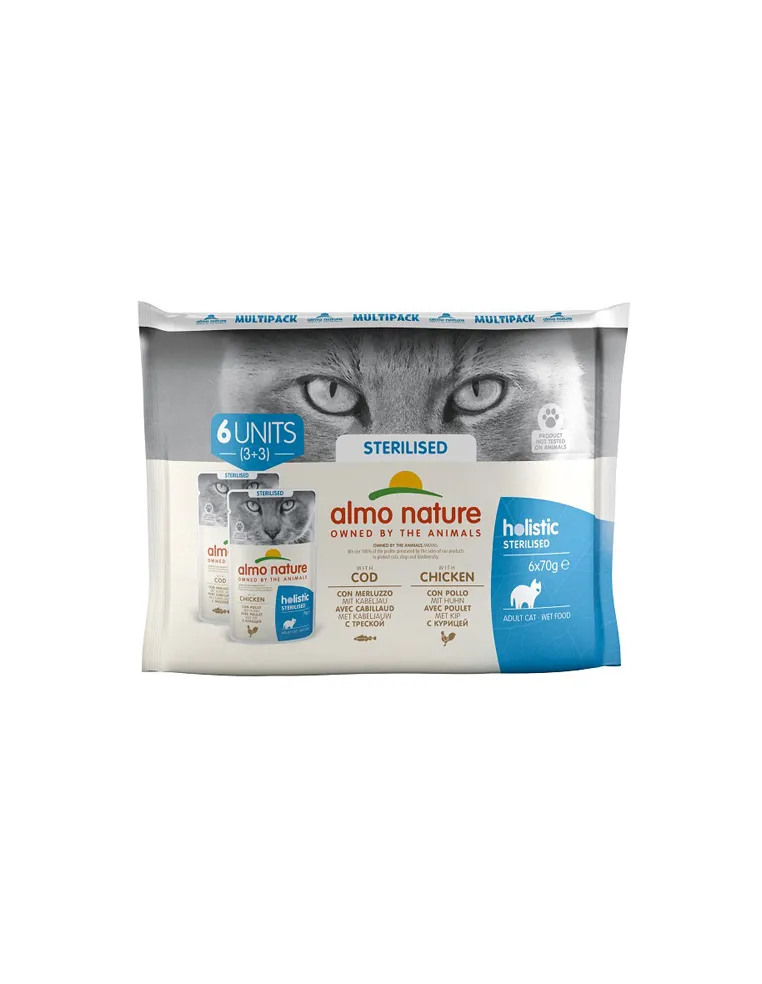 Almo Cat Multi 6 X 70 Gr Sterilised