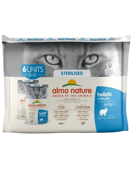 Almo Cat Multi 6 X 70 Gr Sterilised