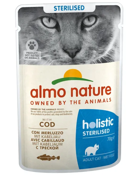 Almo Cat Sterilised 70 Gr Merluzzo