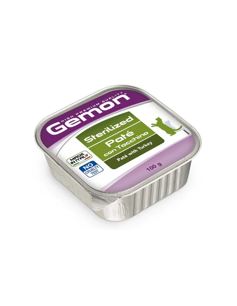 Gemon Cat Sterili Tacchino Pate 400 gr