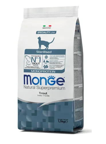 Monge Cat Sterilized Trota 1,5 Kg