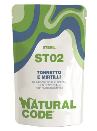 Natural Steril 02 - 70 Gr Tonnetto E Mirtilli