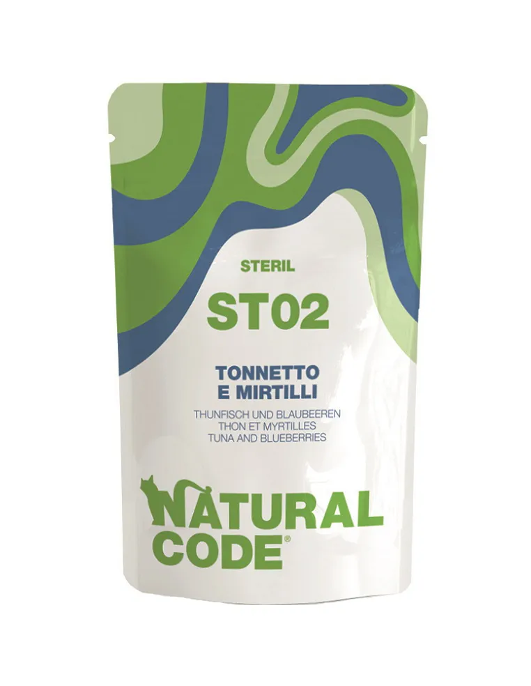 Natural Steril 02 - 70 Gr Tonnetto E Mirtilli