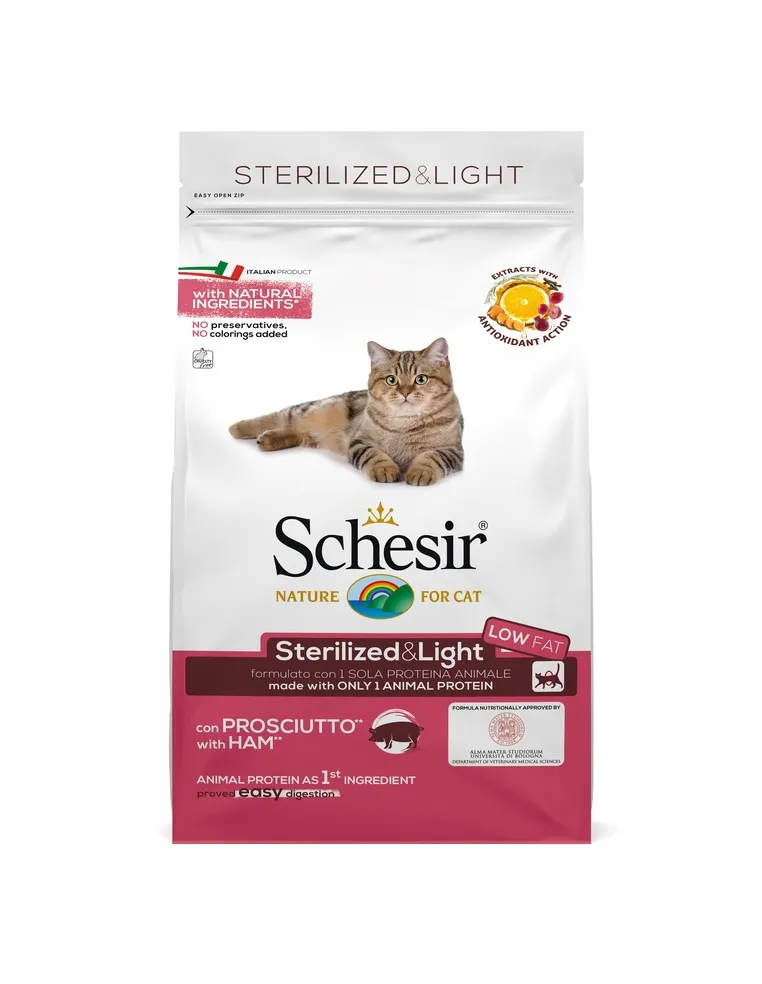 Schesir Cat Sterilized Prosciutto 400 Gr