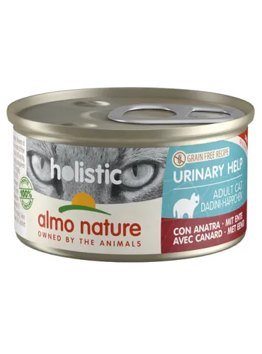 Almo Cat Holistic 85 Gr Urinary Help Con Anatra