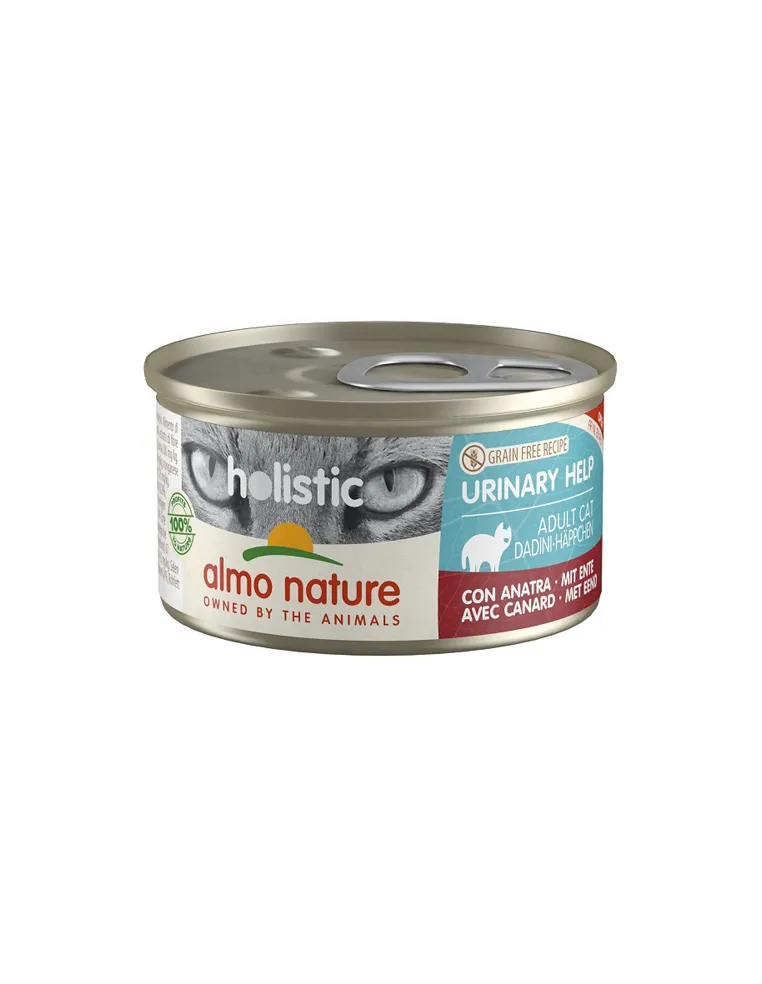 Almo Cat Holistic 85 Gr Urinary Help Con Anatra