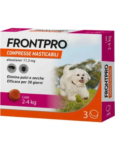 Frontpro 2-4 Kg 3 compresse 11,3 mg Frontpro 2-4 Kg 3 compresse 11,3 mg