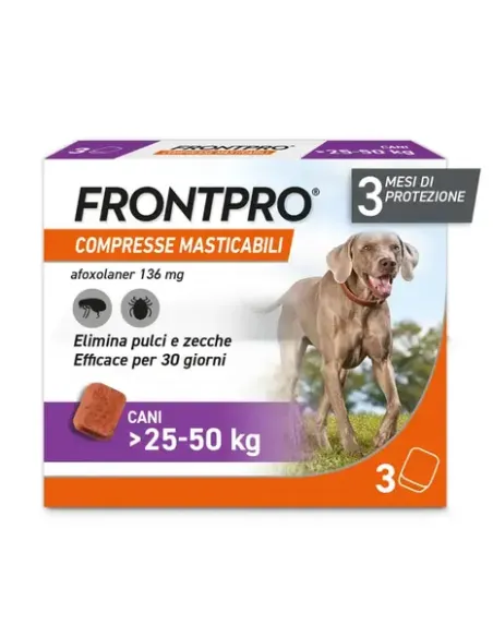 Frontpro 25-50 Kg 3 compresse 136 mg