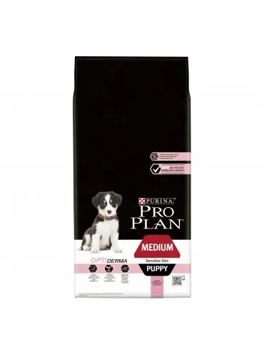 Purina Proplan puppy medium sensitive skin optiderma 12 kg