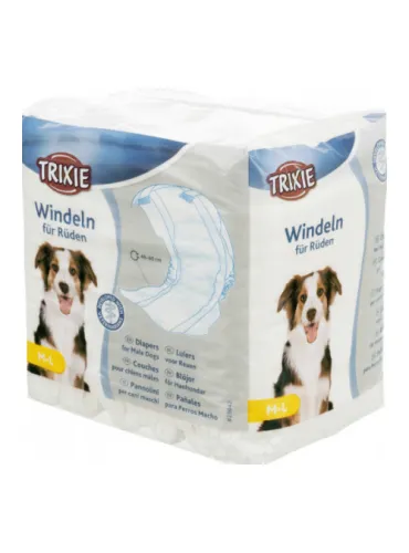 Pannolini Cani Maschi 12pz Tg M-L Trixie
