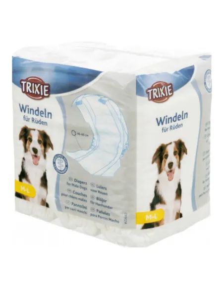 Male Dog Diapers 12pcs Size M-L Trixie