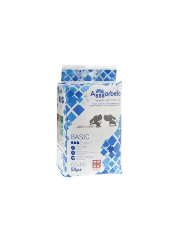 Tappetini assorbenti Basic 60x60 50pz Fuss-Dog Assorbello