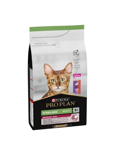 Purina Gatto Sterilised Optisavour Anatra e Fegato 1,5kg