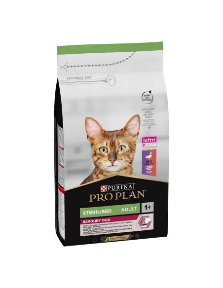 Purina Gatto Sterilised Optisavour Anatra e Fegato 1,5kg