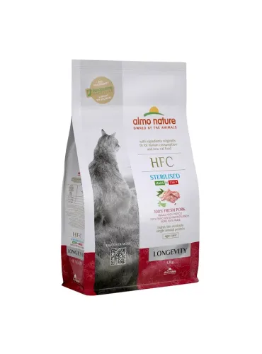 Almo nature HFC gatto Longevity Sterilizzato Maiale 1,2 kg