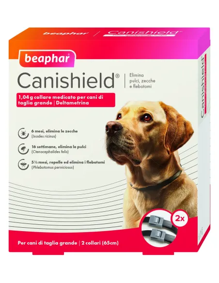 Beaphar canishield 2 collari 48 cm Beaphar canishield 2 collari 48 cm