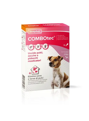 Beaphar combotec 3 pipette cani piccoli 2-10 kg