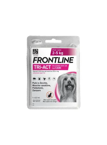 Frontline Tri-Act cani 2-5 kg