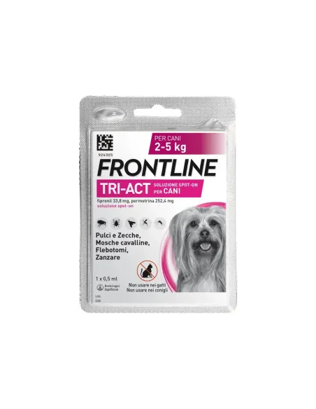 Frontline Tri-Act cani 2-5 kg