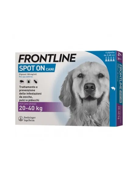 Frontline spot on cani grandi 4 pipette 2,68 ml 20-40 kg