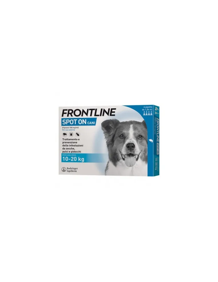Frontline spot on cani medi 4 pipette 1,34 ml 10-20 kg