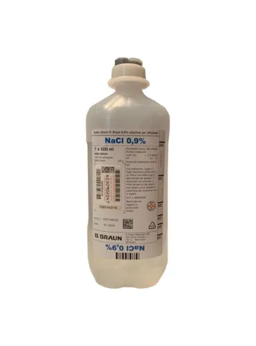 Sodio Cloruro 0,9% 500 Ml 10 Fl Bbraun