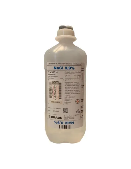 Sodio Cloruro 0,9% 500 Ml 10 Fl Bbraun Sodio Cloruro 0,9% 500 Ml 10 Fl Bbraun