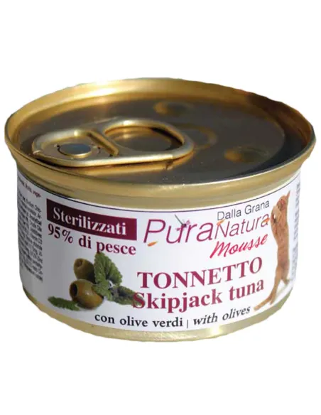 Pura Natura Gatto Steril Tonno-Olive 85 Gr