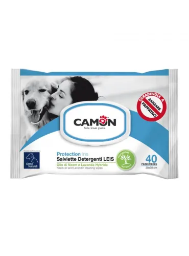 Camon protection line salviette detergenti leis 40 salviette 30 cm g 907