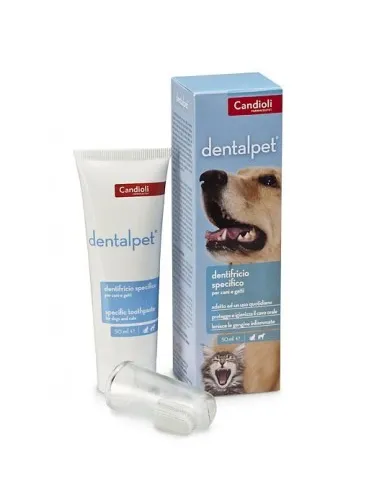 DentalPet Kit Candioli 50 ml + 1 ditale in lattice e uno spray 50 ml