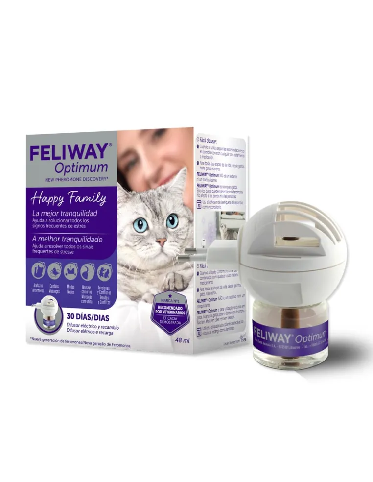 Feliway Optimum diffusore + ricarica 48 ml