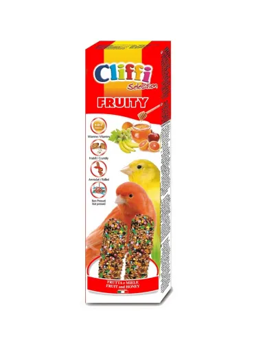 Cliffi sticks canarini con frutta e miele "fruity" 60 gr