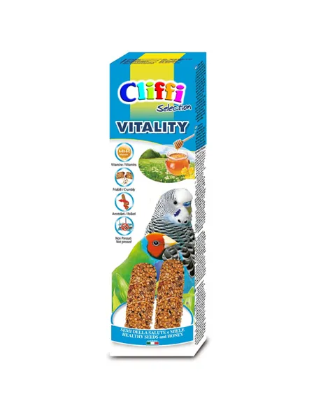Cliffi sticks pappagallini esotici con semi della salute "vitality" 60 gr