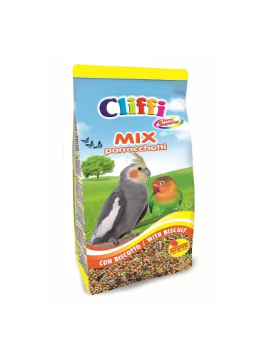 Cliffi new superior mix parrocchetti 1 kg con biscotto