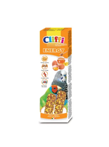 Cliffi sticks pappagallini esotici con uova e miele "energy" 60 gr