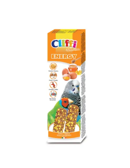 Cliffi sticks pappagallini esotici con uova e miele "energy" 60 gr