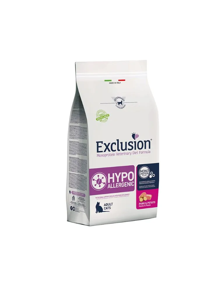 Exclusion Cat Patatas Hypo Cerdo 1,5 Kg