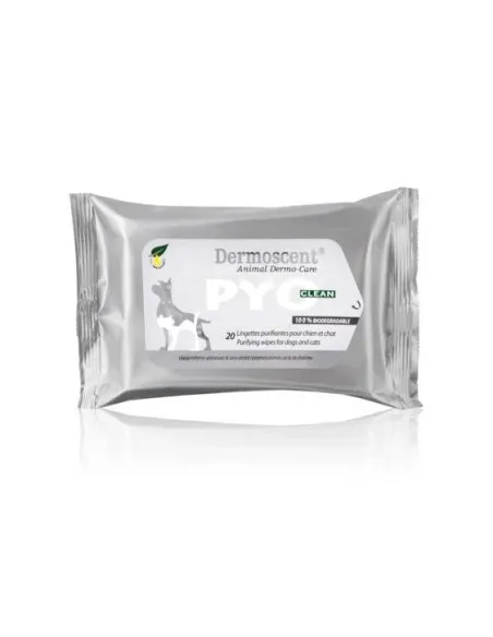 Dermoscent cane gatto pyoclean wipes 20 pezzi