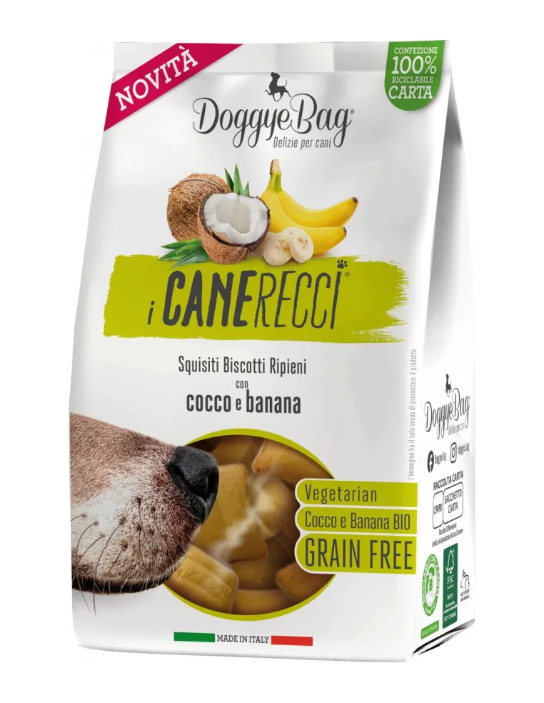 Doggyebag i canerecci cocco e banana 180 gr